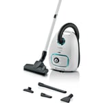 Bosch Series 4 BGB41HYGGB Bagged Vacuum Cleaner ProHygienic - White