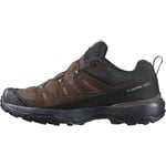 Salomon X Ultra 360 Leather Gore-Tex Chaussures Imperméables de randonnée pour Homme, Stabilité, Adhérence, Protection Tout Temps, Dark Earth, 42