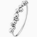 Georg Jensen MOONLIGHT GRAPES Bangle Armring Silver S