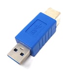 System-S Convertisseur USB A 3.0 mâle vers USB Type B Femelle