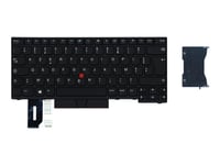 Lenovo - Erstatningstastatur For Bærbar Pc - Med Trackpoint, Ultranav - Fransk - For Thinkpad E48x  E49x  L380  L380 Yoga  L390  L390 Yoga  L480  L490  T480  T49x