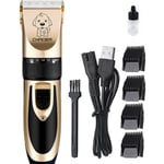 Hundtrimmer GOLD+ 60 db Snabb Trådlös Pälstrimmer USB