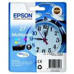 Genuine Black & Colour Ink Cartridges 4 Pack for Epson Workforce WF-3620DWF