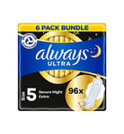 Always Ultra Secure Night Extra (Size 5) Bundle