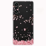 Samsung Galaxy A13 5G/A04s 4G TPU Kuori - Falling Flowers