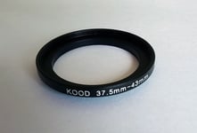 STEP UP ADAPTER 37.5MM-43MM STEPPING RING 37.5MM TO 43MM 37.5-43 FILTER ADAPTOR