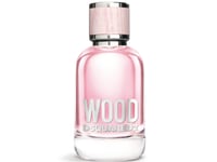 Dsquared2 Wood, Kvinna, 50 Ml, Ej Påfyllningsbar Flaska, Liljekonvalj, Magnolia, Mandarin, Hallon, Jasmin, Osmanthus, Ambroxan, Cederträ, Trä