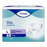 TENA Slip Active Fit Maxi (PE Backed) - Large - Pack of 22 Incontinence Slips