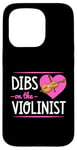 Coque pour iPhone 15 Pro Dibs On The Violonist Romantique Saint Valentin