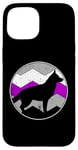 Coque pour iPhone 15 Drapeau asexué LGBT vintage LGBTQ Ace Asexuality Gay Pride