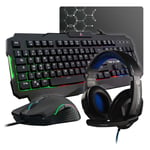 Pack clavier + souris+ tapis + casque Gaming The G-Lab Argon Evolution