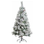 Fééric Lights And Christmas - Sapin de Noël Enneigé Minnesota 210cm Blanc
