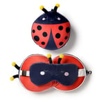 Relaxeazzz Coussin de Voyage avec Masque Coccinelle - Animaux Doux