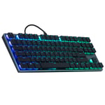 Cooler Master SK630 - tastatur - Tysk - kanonmetallsvart