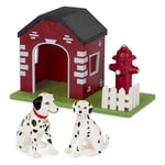 Terra - 44642 - Figurine Set - Chiens de Caserne de Pompiers