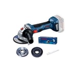 Bosch - Meuleuse d'angle 18V Li-Ion 115 mm sans batterie ni chargeur - GWS180-LI - 06019H9022 Bosch Professional