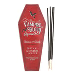 Vampire Blood Incense Sticks & Holder Gothic Home Decor, Halloween Fragrance Set