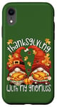 iPhone XR Thanksgiving With My Gnomies Autumn Gnomes For Turkey Family Case