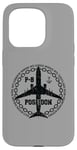 Coque pour iPhone 15 Pro P-8 Poseidon Avion militaire style vintage avant et arrière