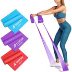 Beenax Resistance Band For Men & Women - Exercise Band to Build Muscle, Flexibility, Strength for Pilates, Yoga, Rehab, Stretching, Fitness, Gym, Physio, Strength Training and Workout