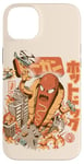 Coque pour iPhone 14 Plus Super Hot Dog Monster Food Japanese City Kawaii Hot Dog