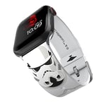 Star Wars - Stormtrooper Bracelet pour smartwatch - Sous licence officielle, compatible avec toutes les tailles et séries d’Apple Watch (montre non incluse)