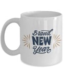 New Years Mug 11oz Ceramic Cup - Novelty Drinkware - Funny Decor for Home, The Office, Or Great Gift - Kids to Adults