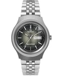 Timex Q Reissue Dégradé Mens Silver Watch TW2W22500 Stainless Steel (archived) - One Size