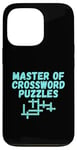 iPhone 13 Pro Puzzle Lover Master of Crossword Puzzles Case