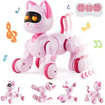 Robot Jouet Enfants Télécommandé Chat Rc Intelligent-Vevor- Télécommande Programmable, Contrôle Tactile