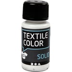 Solid textilfärg, täckande, vit, 50ml/ 1 flaska