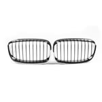 DYBANP Car Front Grille,For BMW 1-Series F20 5-door 2011-2015 / F21 3-door 2012-2015,Car Chrome Black Look Front Bumper Grill Replacement