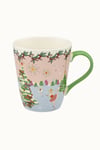 Cath Kidston Stoneware Christmas Sky Stanley Tea Coffee Mug