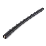 .Universal 18cm / 7.1in Car Black FM Radio AM Helical Antenna Aerial Rod Mast