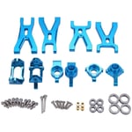 TaoToa Upgrade Suspension Arm & Front/Rear Hub C Seat Parts Kit for WLtoys A959 A979 A959B A979B RC Car Replacements,Blue