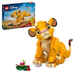 LEGO Disney Simba the Lion King Cub Building Toy for 6 Plus Year Old Girls & Boys, Construction Figure Playset, 1994 Movie Memorabilia Set, Gift Idea for Kids 43243