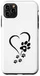 iPhone 11 Pro Max Dog Paw Heart Baby Dogs - Dog Paw Print Dog Paws Hearts Case