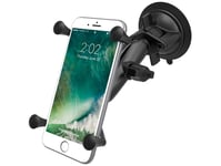 Ram Mount Twist Lock Suction Cup Mount, Mobiltelefon/Smartpone, Passiv Hållare, Sort, Aluminium, Sammensat, Rustfrit Stål, Apple Iphone 6 Apple Iphone 6 Plus Apple Iphone 6S Apple Iphone 6S Plus Nexus 6 Nexus 5 Samsung..., 140 Mm