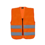 Korntex Aalborg Reflexväst f. Barn med dragkedja (XS, Orange)