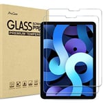 Procase 2 Verres Trempé pour iPad Air 5ème 2022/ Air 4ème en 2020 10.9 Pouces/iPad Pro 4ème 11 Pouces 2022, Film Protection Anti Rayures 0.33mm Épaisseur Dureté 9H