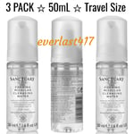 Sanctuary Spa Foaming Micellar Water Face Wash 50mL , 3 PACK . TRAVEL SIZE