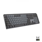 Clavier Logitech MX MECHANICAL - Clavier mecanique sans fil retroeclaire - Connexion Bluetooth ou avec recepteur Logi Bolt