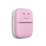 MEITING Portable Mini Thermal Printer Image, 58mm Mini Wireless USB Rechargeable Photo Instant Printer, Portable Handheld POS Image Photo Printer for Smartphone (S-Pink)