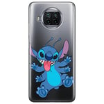 ERT GROUP mobile phone case for Xiaomi MI 10T LITE/REDMI NOTE 9 PRO 5G original and officially Licensed Disney pattern Stitch 019 adapted to the shape of the mobile phone, partially transparent