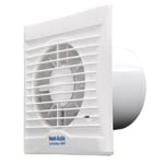 Vent-Axia Silhouette 100H 4"/100mm Axial Bathroom, Kitchen and Toilet Fan - 454057