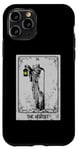 iPhone 11 Pro Vintage The Hermit Tarot Card Gothic Retro Mystic Occult Men Case