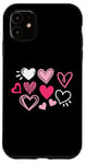 iPhone 11 Cute Happy Valentines Day Cute Love Heart Pattern Women Kids Case