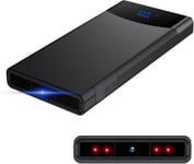 64GB Caméra Espion, 10000mAh Powerbank Mini Caméra Cachée HD 1080P Petite Caméra de Surveillance Portable, Mini Caméra de Sécurité avec Vision Nocturne & Capteur de Gravité pour la Maison