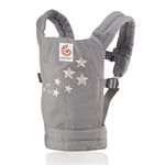 Ergobaby Porte-Poupée jouet pour Enfants, Porte-Bébé Galaxy Gris pour Poupon, Coton - Version Allemande