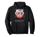 RoboCat Funny Kitty Dressed Up As Robo Cop Humor Cat T-Shirt Pullover Hoodie